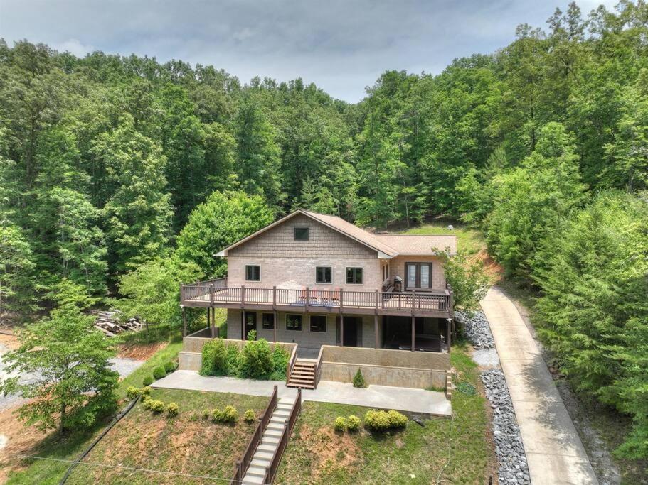 The Chariot - Creek Front With Hottub, Fire Pits, Billiards, Ev Charger - Sandalwood Stays Blue Ridge Kültér fotó