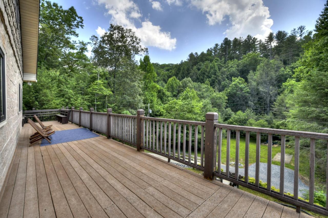 The Chariot - Creek Front With Hottub, Fire Pits, Billiards, Ev Charger - Sandalwood Stays Blue Ridge Kültér fotó